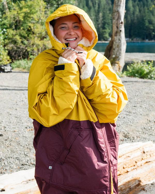 Passenger Waves Recycled Sherpa Lined Changing Robe