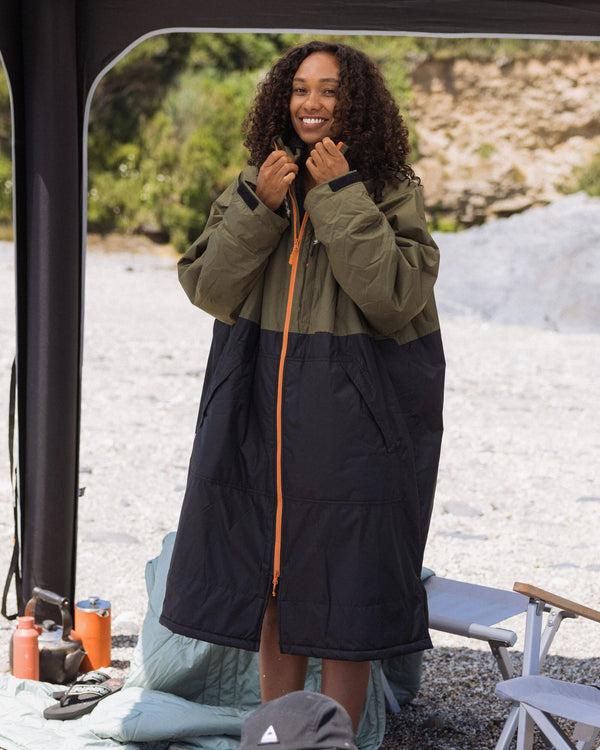 Passenger Waves Recycled Sherpa Lined Changing Robe