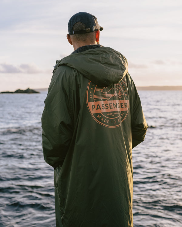 passenger Waves Recycled Sherpa Lined Changing Robe