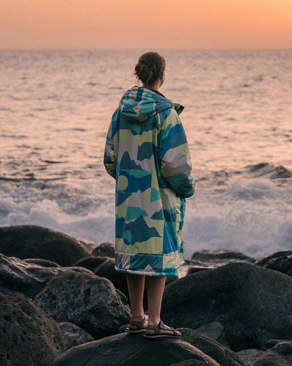 Passenger Waves Recycled Sherpa Lined Changing Robe
