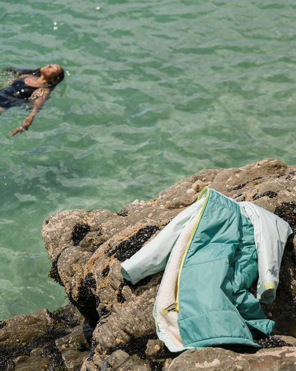 Passenger Waves Recycled Sherpa Lined Changing Robe