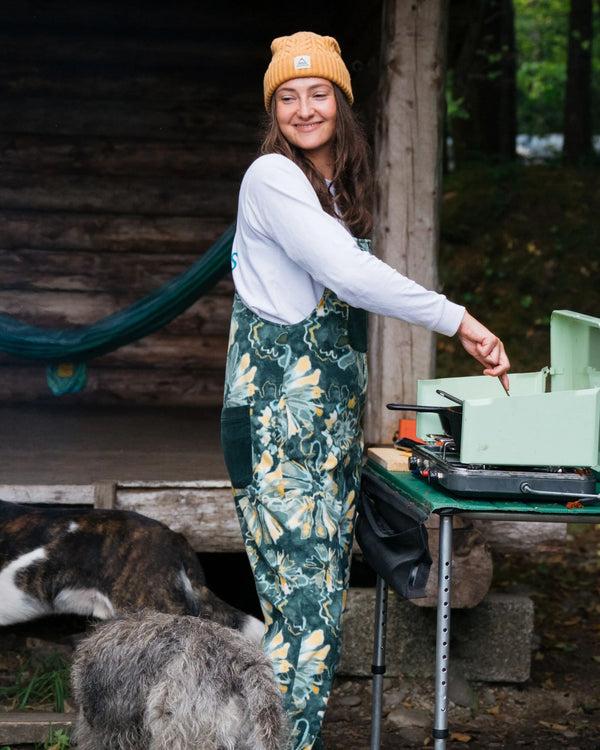 passenger Women's Ace Recycled Polar Fleece Dungarees