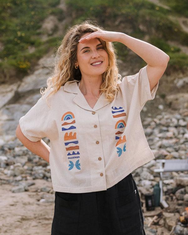 passenger Women's Arden Organic Cotton Short Sleeve Shirt