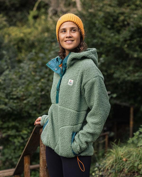 Passenger Women's Calla Hooded Recycled Polar-Lined Fleece