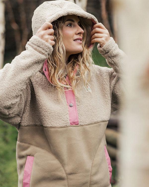 Passenger Women's Calla Hooded Recycled Polar-Lined Fleece