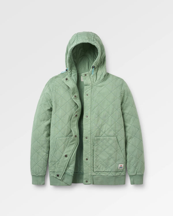 Passenger Women's Clementine Recycled Quilted Popper Up Hoodie