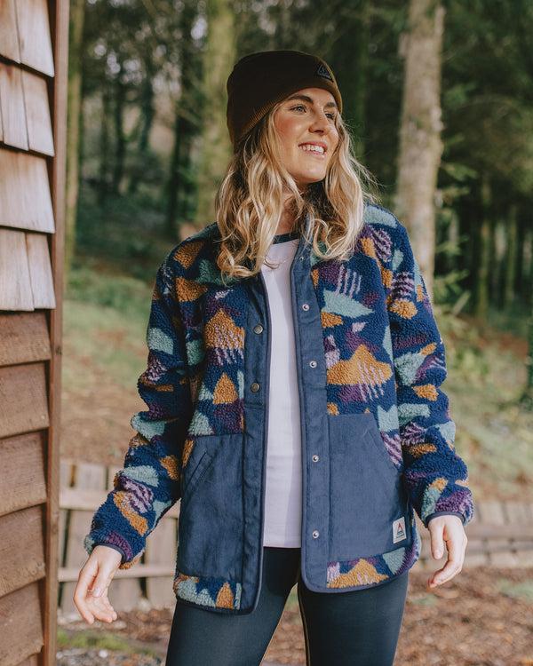 passenger Women's Clover Recycled Cotton-Lined Sherpa Fleece