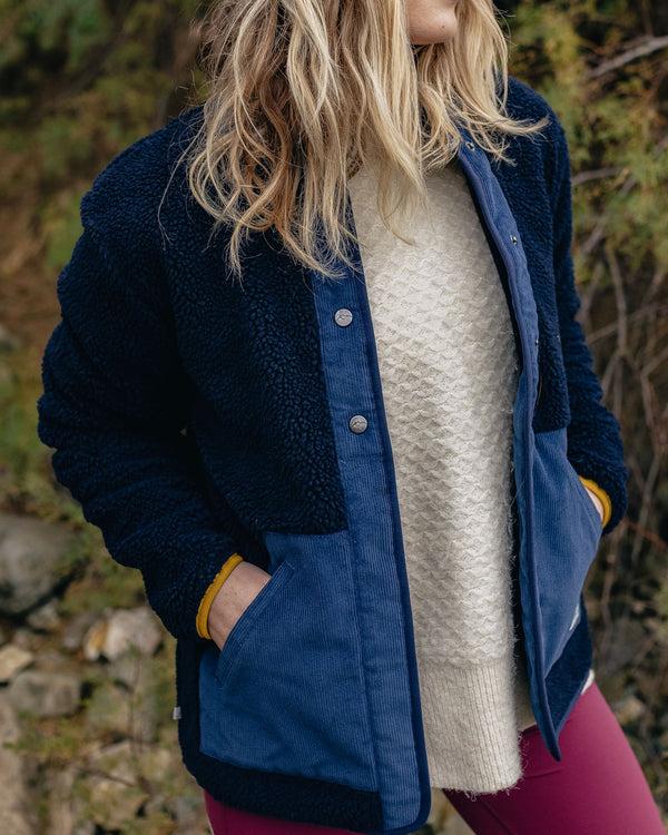 passenger Women's Clover Recycled Cotton-Lined Sherpa Fleece