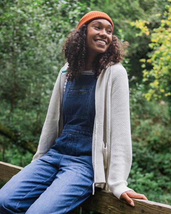 passenger Women's Cove Full Zip Organic Cotton Knitted Hoodie