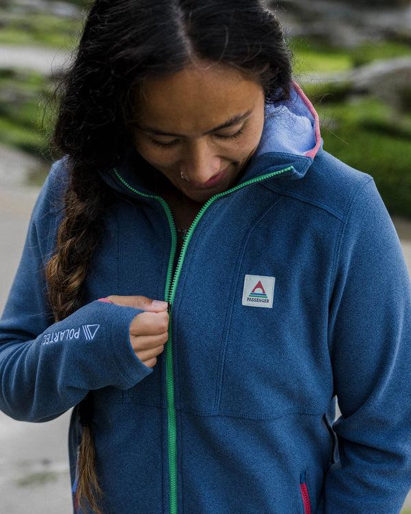 Passenger Women's Crest Recycled Polartec® Fleece Hoodie