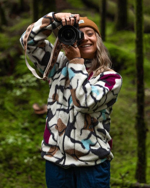 passenger Women's Fairbanks Full Zip Recycled Sherpa Fleece