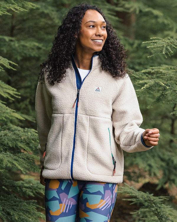 passenger Women's Fairbanks Full Zip Recycled Sherpa Fleece