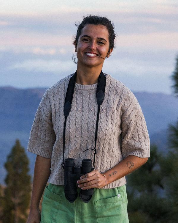 Passenger Women's Homely Short Sleeve Knitted Jumper