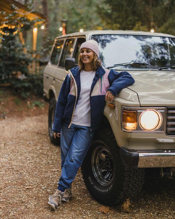 Passenger Women's Joy Full Zip Hooded Sherpa Fleece