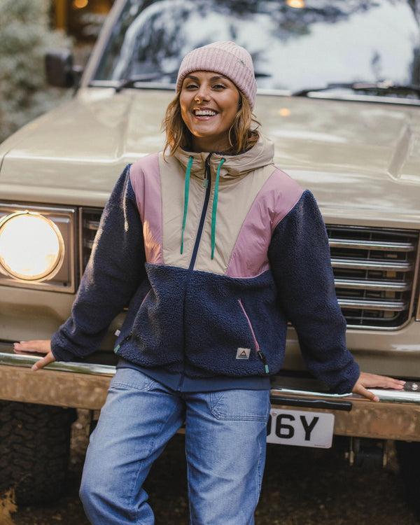 passenger Women's Joy Full Zip Hooded Sherpa Fleece