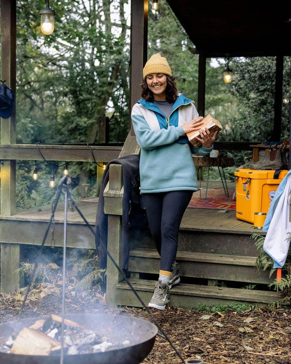 Passenger Women's Maren 1/2 Zip Recycled Sherpa Fleece