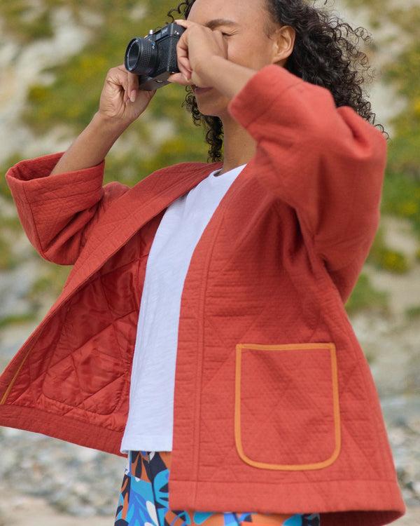 Passenger Women's Mira Organic Cotton Quilted Overshirt