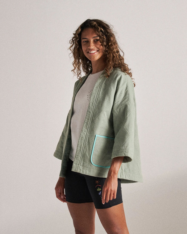 passenger Women's Mira Organic Cotton Quilted Overshirt