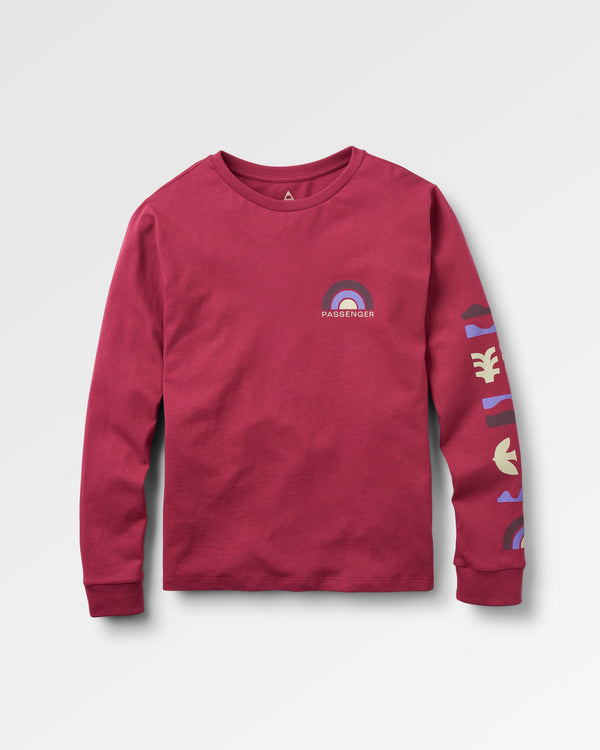 passenger Women's Papercut Recycled Cotton LS T-Shirt