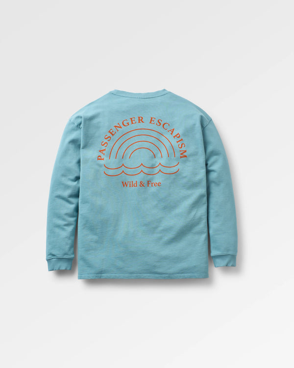 Passenger Women's Rainbow Recycled Cotton Oversized Sweatshirt