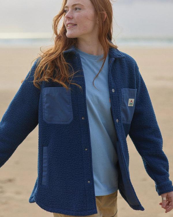 Passenger Women's Rappel Recycled Sherpa Oversized Shirt