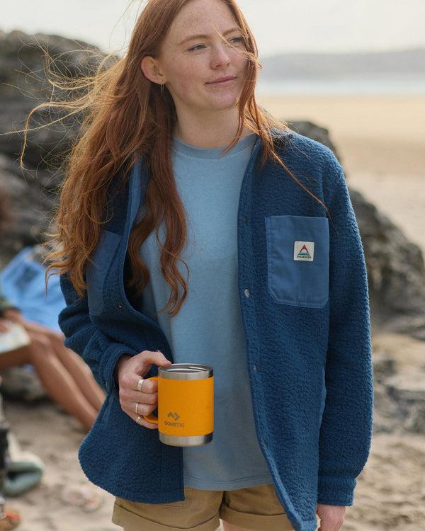 passenger Women's Rappel Recycled Sherpa Oversized Shirt