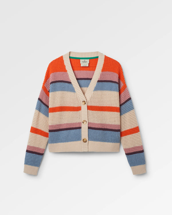 Passenger Women's Reflection Open Knit Stripey Cardigan