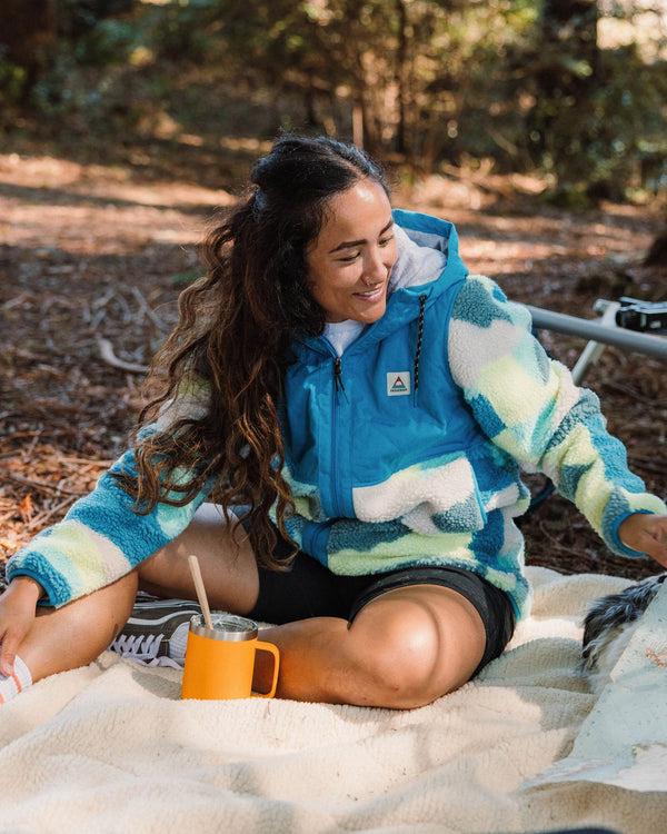 Passenger Women's Sefton Recycled Deep-Pile Sherpa Full Zip Fleece