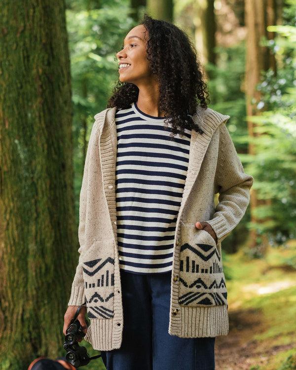 passenger Women's Snoozle Recycled Knitted Hooded Cardigan
