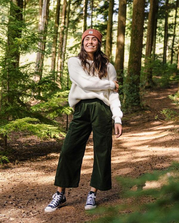 Passenger Women's Someday Organic Cotton Corduroy Cropped Trouser