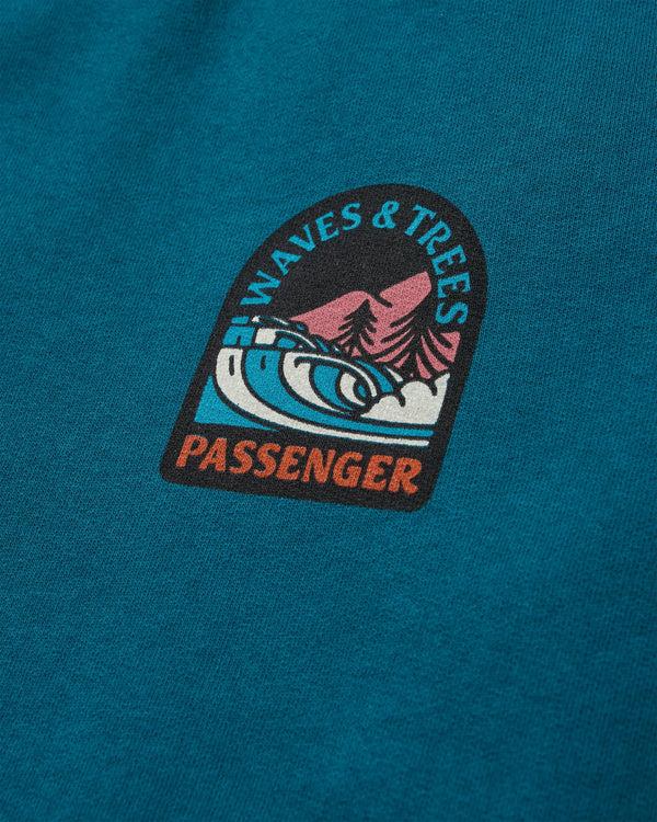 Passenger Women's Waves & Trees Recycled Cotton Sweatshirt
