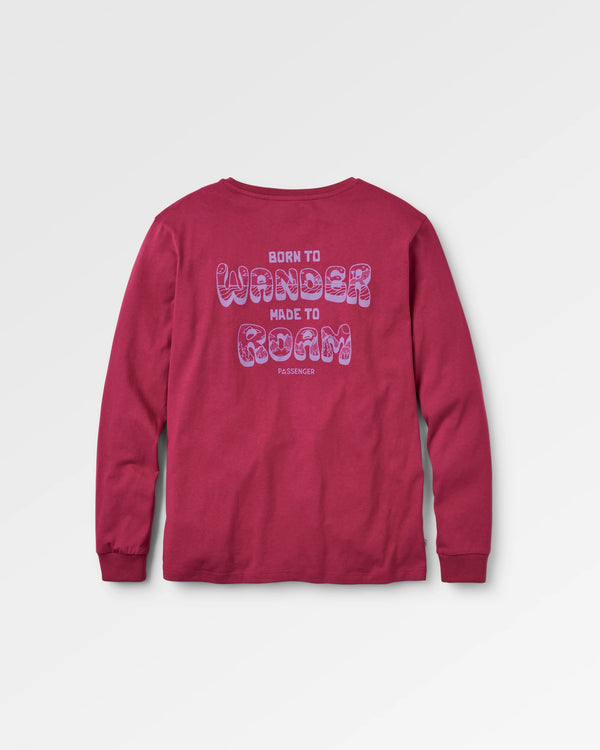 Passenger Women's Woodcut Recycled Cotton LS T-Shirt
