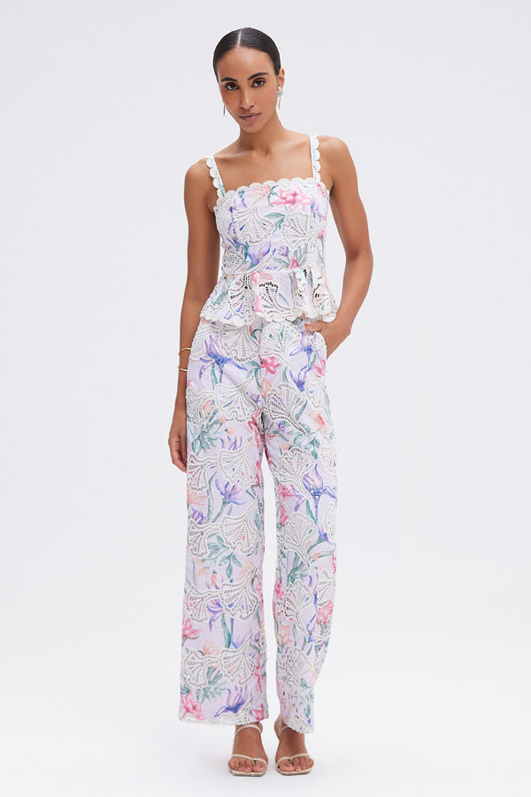 patbo AMARYLLIS EMBROIDERED PANT
