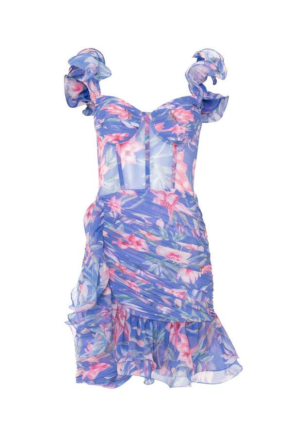 Patbo AMARYLLIS FLUTTER MINI DRESS