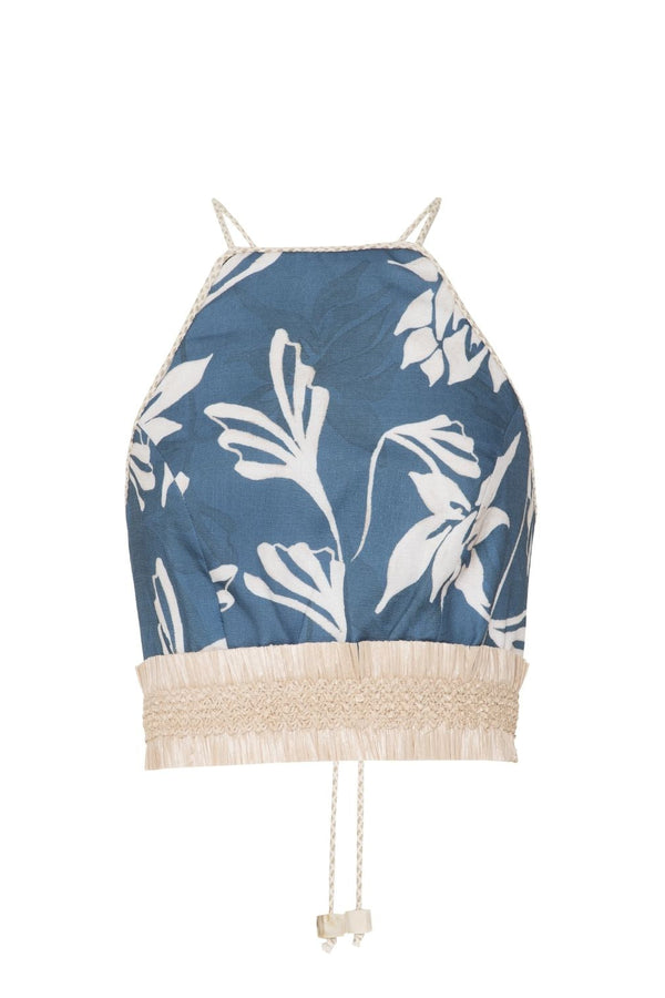 Patbo ARTICHOKE HALTERNECK TOP