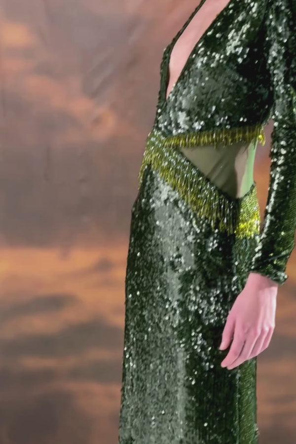 Patbo BOSSA SEQUIN GOWN