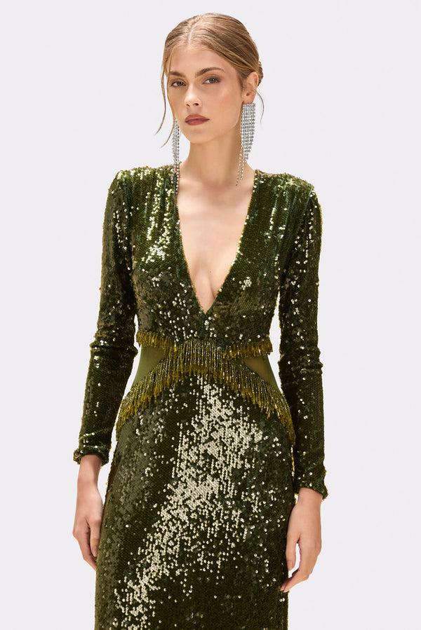 Patbo BOSSA SEQUIN GOWN