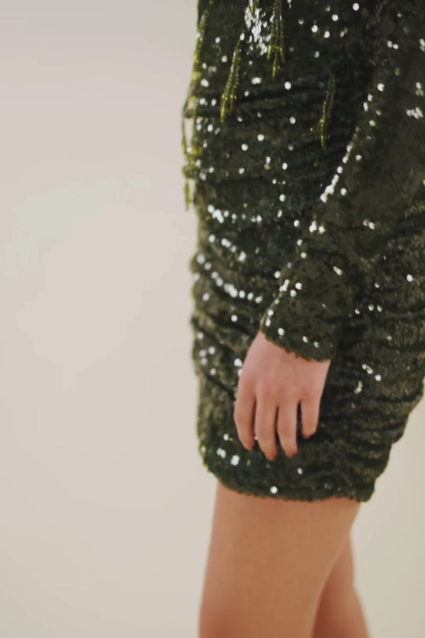 Patbo BOSSA SEQUIN MINI DRESS