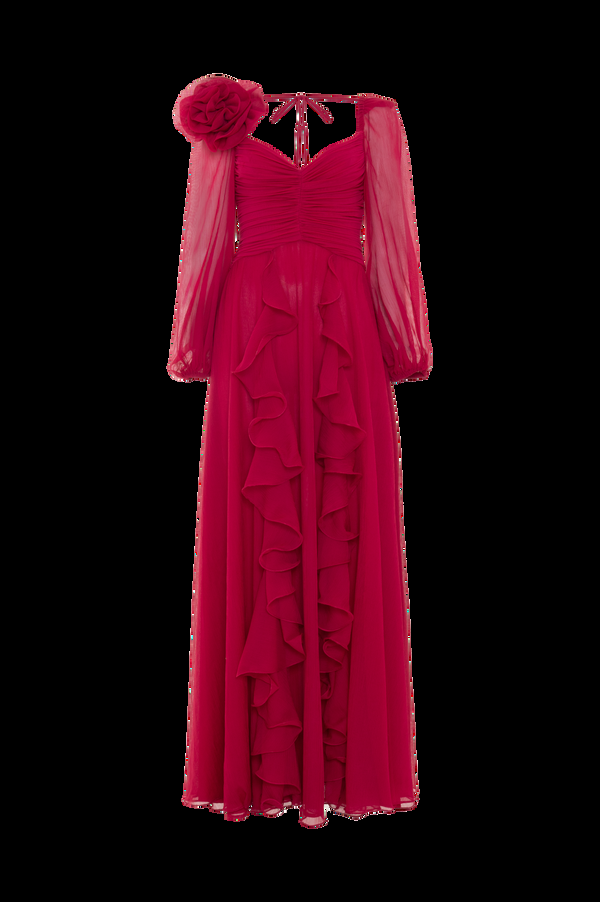 Patbo CHIFFON LOVESTRUCK LONG DRESS