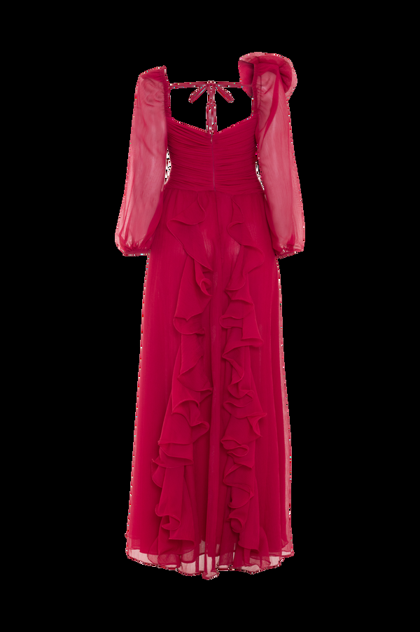 Patbo CHIFFON LOVESTRUCK LONG DRESS