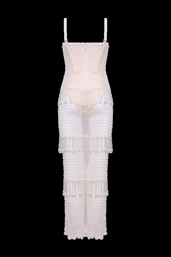 Patbo CROCHET BLOOM BEACH DRESS