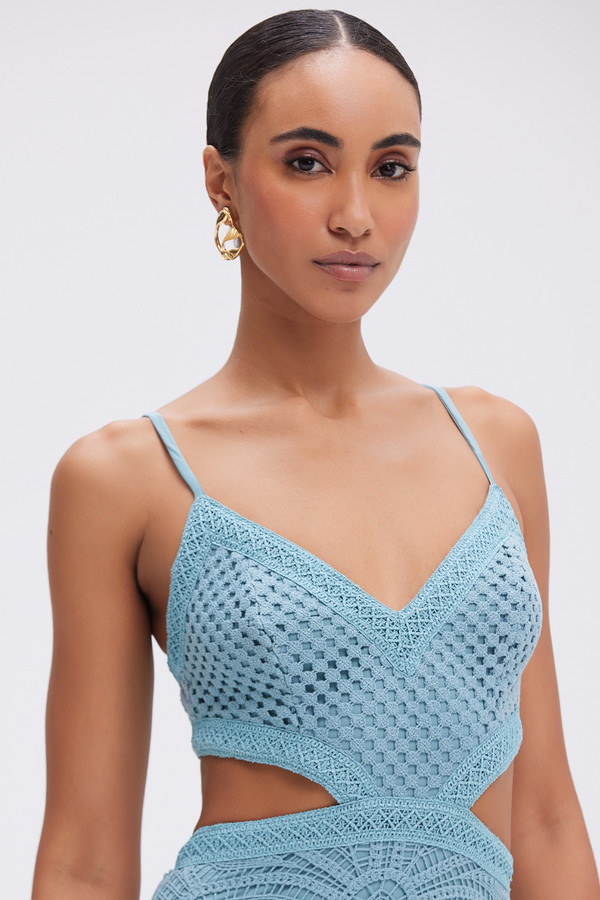 Patbo CROCHET MIDI DRESS