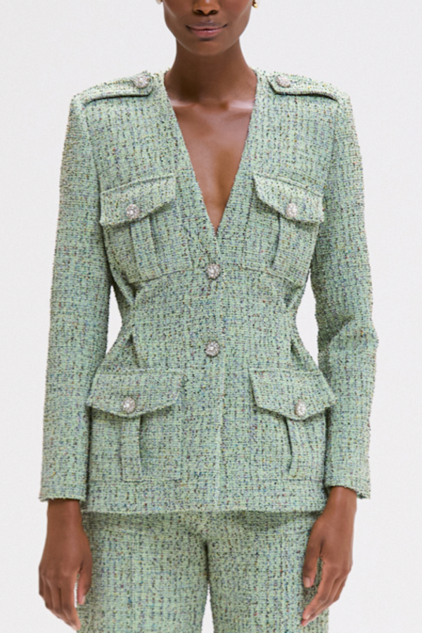 Patbo CRYSTAL TWEED JACKET