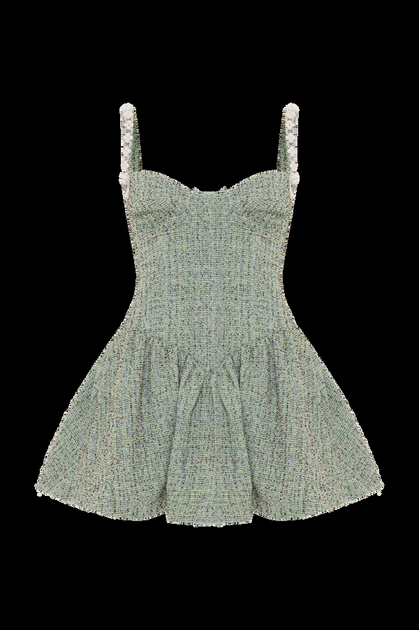 Patbo CRYSTAL TWEED MINI DRESS