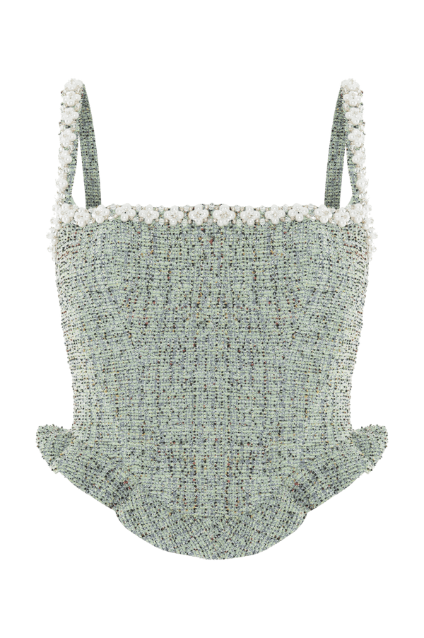 Patbo CRYSTAL TWEED TOP