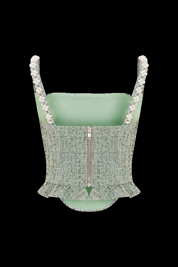 Patbo CRYSTAL TWEED TOP