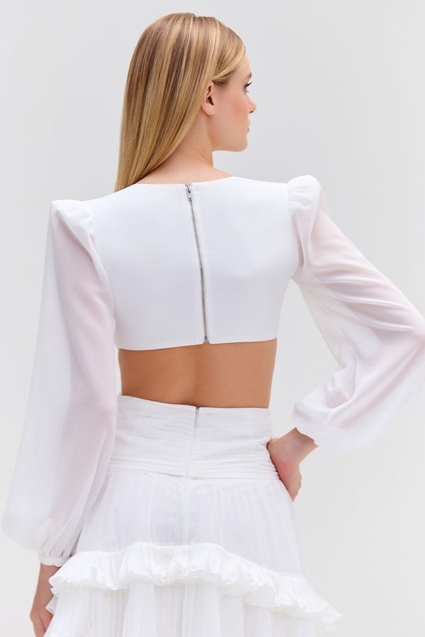 Patbo DEEP-V CUTOUT MINI DRESS