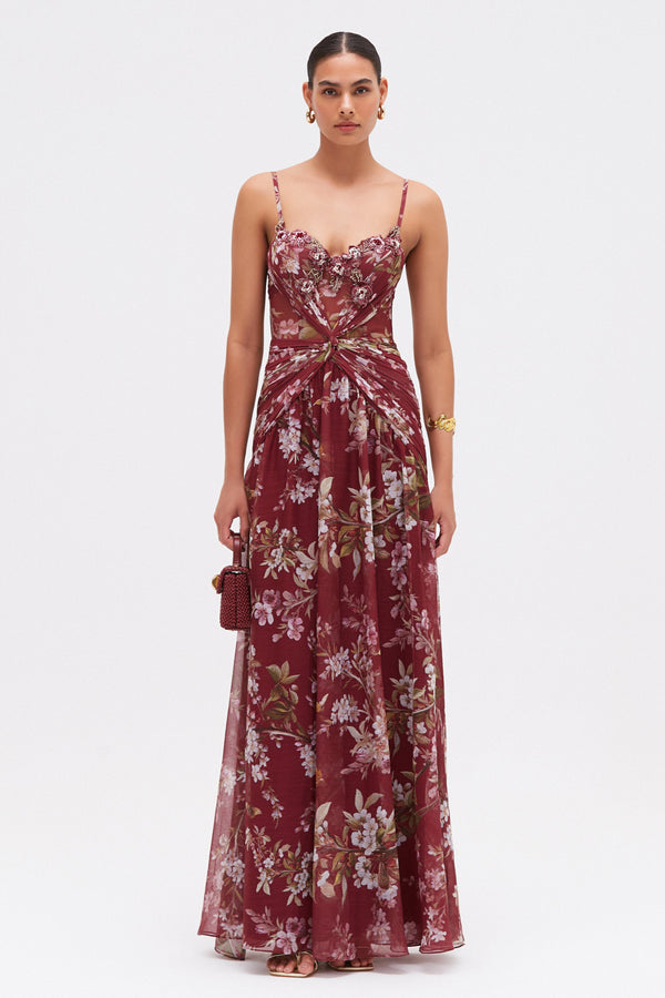 patbo DELICATA BEADED GOWN
