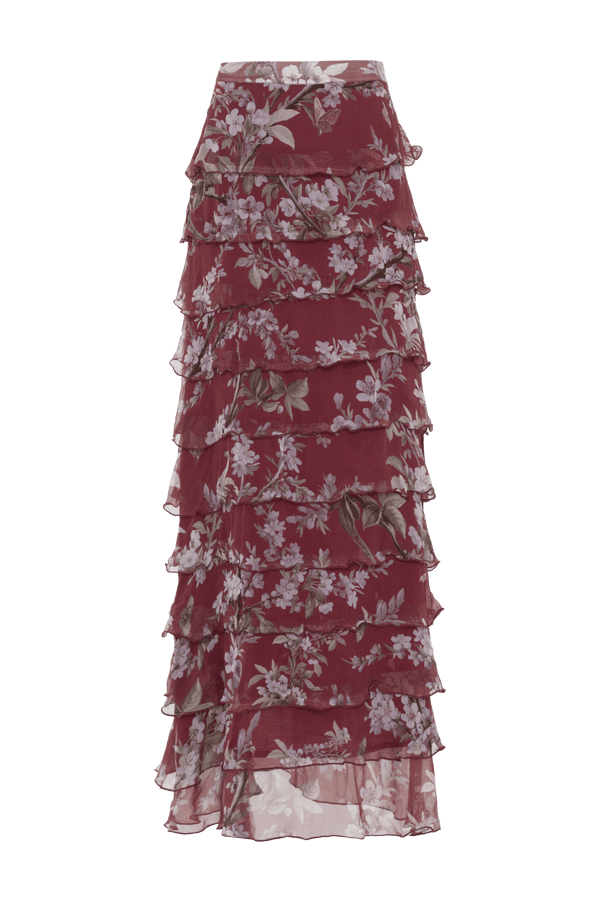 Patbo DELICATA FLUTTER MAXI SKIRT