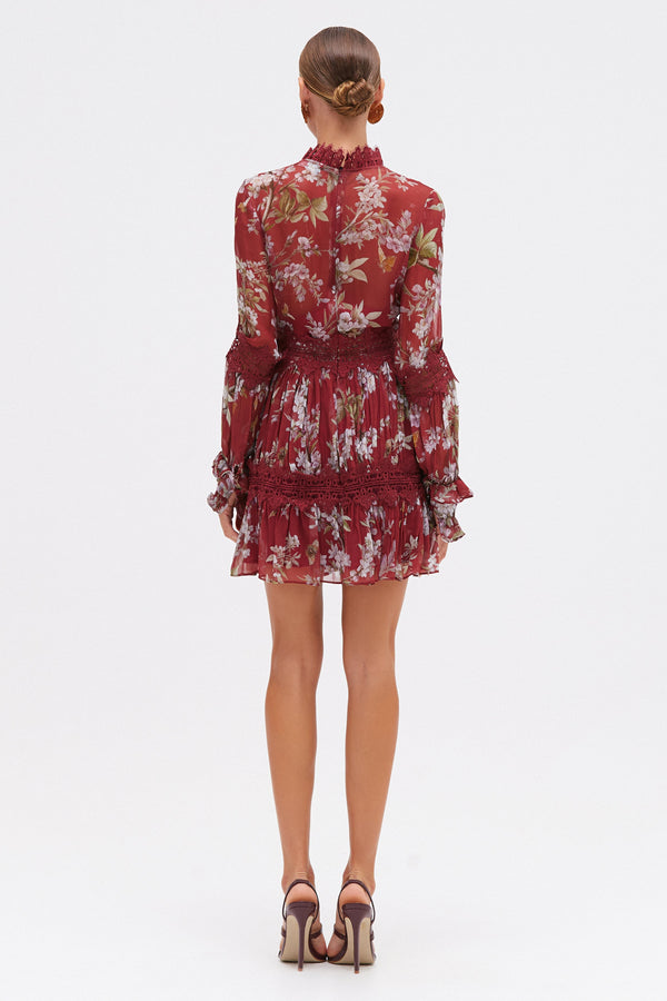 Patbo DELICATA FLUTTER MINI DRESS